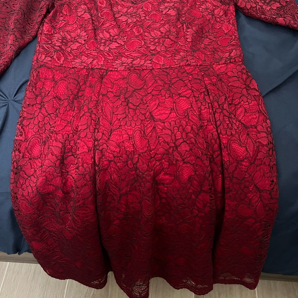 Betsy Johnson Valentine’s Day Lace Dress